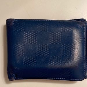 Louis Vuitton Mens Damier Leather Wallet